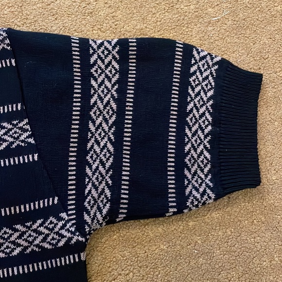 Bretton’s vintage grandpa knit polo sweater - Picture 3 of 4
